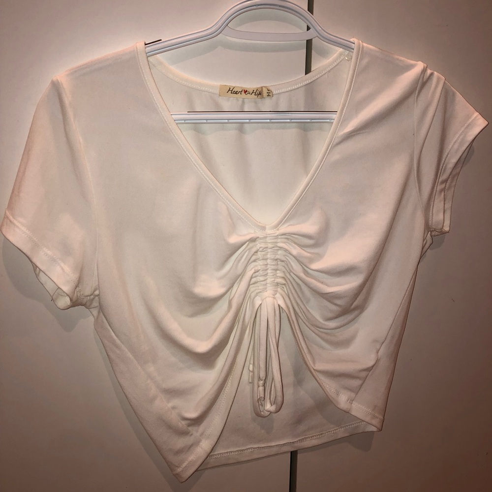 White going out top